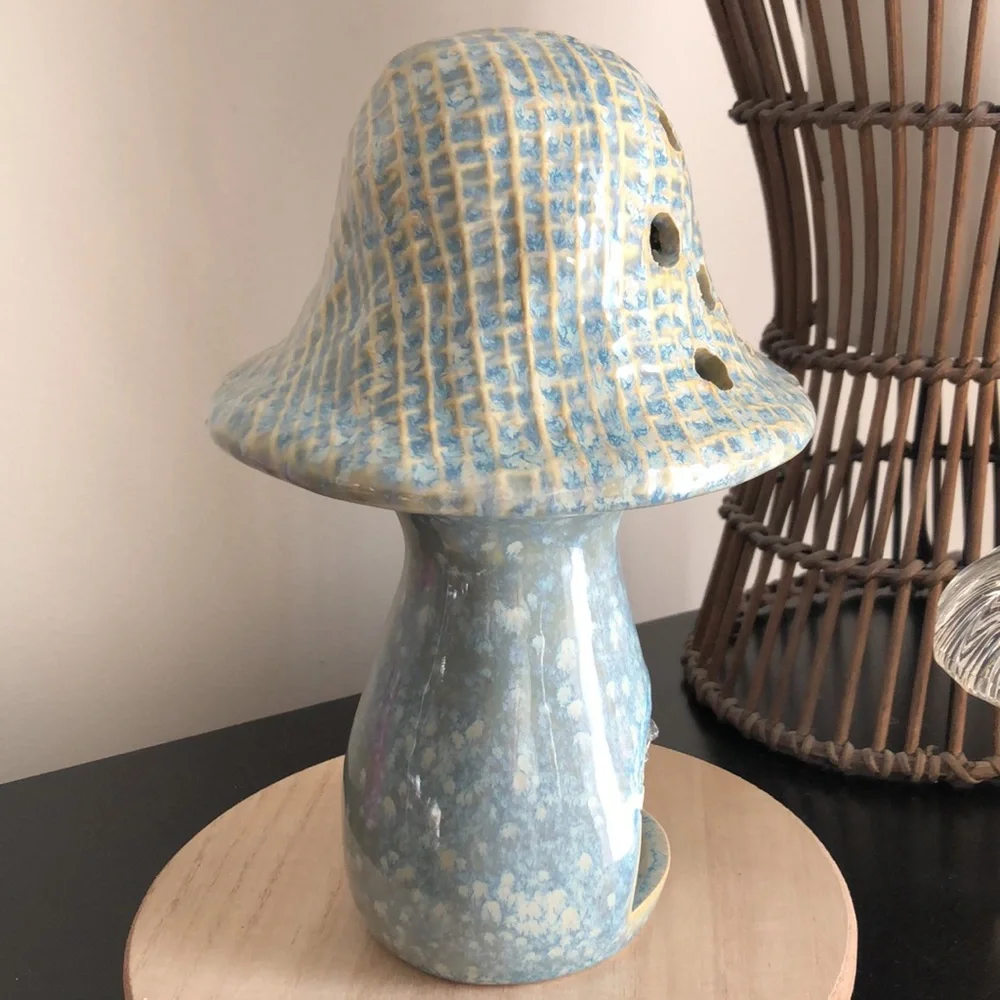 Mushroom Tealight Candle Holder Decor
